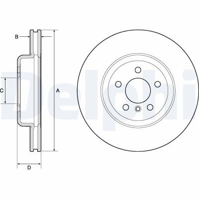 DELPHI BG9154C Disc frana foto