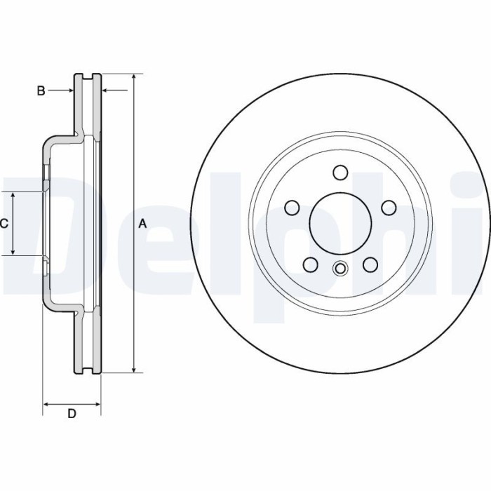 DELPHI BG9154C Disc frana