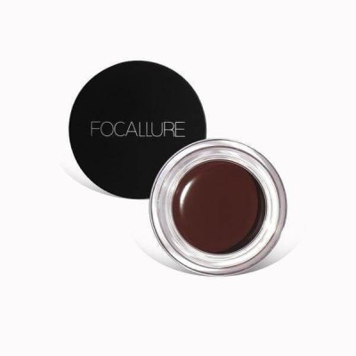 Gel sprancene Brows Cream Focallure 03 Dark Brown, Pensula inclusa foto