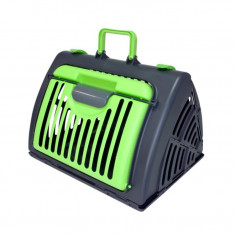 Cusca Pliabila Ventilata pentru Transport Caini, Pisici sau Alte Animale de Companie, Dimensiuni 48x40x11cm foto