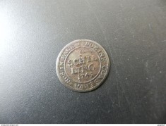 Elvetia - Z&amp;uuml;rich 1 Schilling 1745 foto