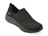 Cumpara ieftin Pantofi sport SKECHERS negri, GO WALK ARCH FIT 2.0, din material textil
