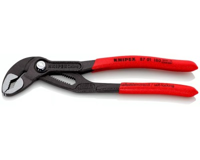 Cleste instalator Cobra maner plastic 180mm 87 01 180 Knipex foto