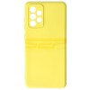 Husa Silicon Galbena Samsung Galaxy A52s 5G, High Copy, Protectie Camera