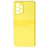 Husa Silicon Galbena Samsung Galaxy A52s 5G, High Copy, Protectie Camera