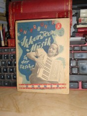 FRITZ BINDER - KUNTERBUNTE AKKORDEON-MUSIK / PARTITURI PENTRU ACORDEON ~ 1942
