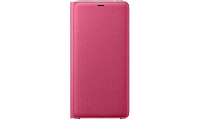 Husa de protectie Samsung A9 2018 Wallet Cover Pink, Blue