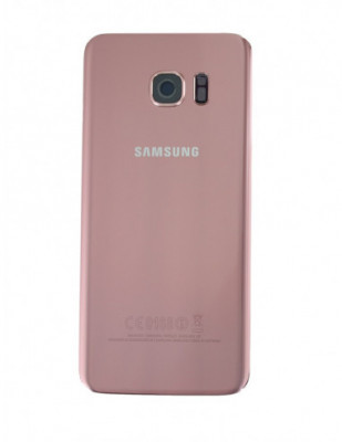 Capac Original cu geam camera Samsung Galaxy S7 Edge G935 Rose Gold Swap (SH) foto