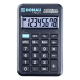 Calculator De Buzunar, 8 Digits, 98 X 65 X 9 Mm, Donau Tech Dt2084 - Negru