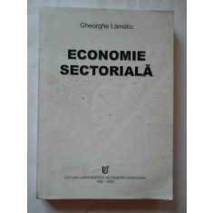 Economie Sectoriala - Gh. Lamatic ,268999