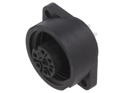 Conector circular 692,693 RD24 250V PIN 7 soclu mamă lipire foto