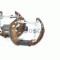 Set saboti frana FORD KA (RB) (1996 - 2008) BOSCH 0 204 114 600