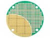 Placa Prototip Rotunda Universala Sci PC-15, Diametru 60mm, Grosime 1.6mm, 2.5mm Pas Lipire, PCB Singura Fata