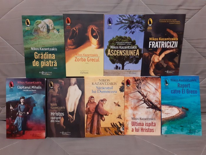 ZORBA GRECUL/ULTIMA ISPITA HRISTOS/SARACUTUL LUI DUMNEZEU-NIKOS KAZANTZAKIS