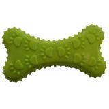 JUCARIE PENTRU CAINI OS CAUCIUC VERDE CU LABUTE