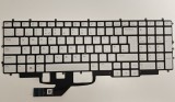 Tastatura Laptop Gaming, Dell, Alienware m17 R4, P45E, P45E002, P89CJ, 0P89CJ, iluminata, RGB, alba, layout UK