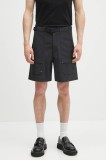 Adidas Originals pantaloni scurți P ESS C Shorts barbati, culoarea negru, JD2107