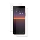 Cumpara ieftin Folie Fata + Spate Compatibila cu Sony Xperia 10 II - AntiSock Ultrarezistenta Autoregenerabila UHD Invizibila, Oem