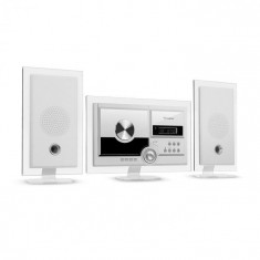 Auna Stereo Sonic, DAB + sistem stereo, DAB +, CD player, USB, BT, alb foto