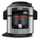 Cumpara ieftin Multicooker Ninja Foodi MAX SmartLid OL750EU, 14 programe, 7.5L, Oală sub presiune, Air Fryer, Grill, Coacere, Termometru digital, Smart Cook System,