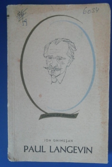 myh 24s - Ion Ghimesan - Paul Langevin - ed 1967
