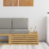 vidaXL Canapea de exterior Lemn Solid de Acacia Alb 901510