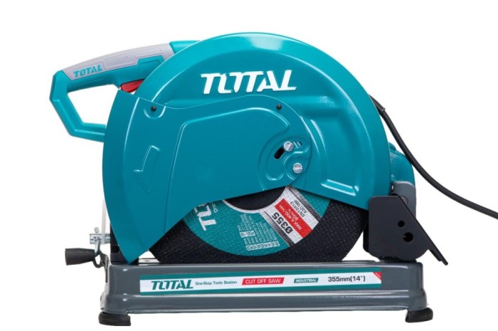 TOTAL - CIRCULAR DE BANC DEBITAT METALE 355MM 2400W PowerTool TopQuality