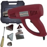 Raider RD-HG18 - Suflanta cu aer cald 2000 W 600 grade C 480 l/min valiza plastic accesorii