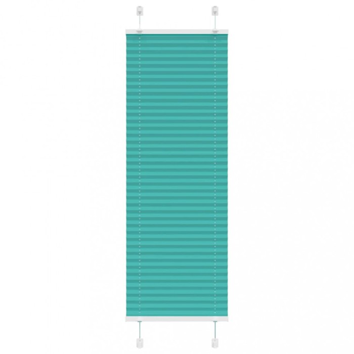Jaluzea plisată verde petrol 40x150 cm Lățime țesătură 39,4 cm