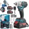 Cheie cu impact fara fir 21V Cisivis, 520 N.m, maner ergonomic, lumina LED, set cu 2 acumulatori si accesorii