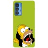 Husa compatibila cu Motorola Edge 20 model I&amp;#039;m hungry Homer Simson, Silicon, TPU, Viceversa, Transparent, Carcasa