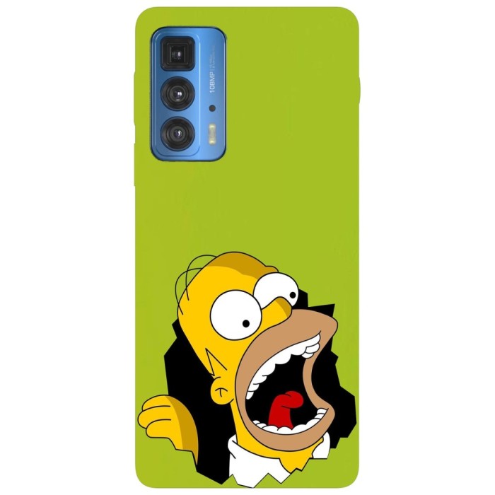 Husa compatibila cu Motorola Edge 20 Lite model I&amp;#039;m hungry Homer Simson, Silicon, TPU, Viceversa