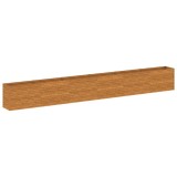 Pat de gradina inaltat 578x50x69 cm, otel corten