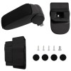 Cotiera Auto Universala Neagra ABS 12x37x31-48cm Compatibila Opel Corsa D (2007-2014) - Spatiu Depozitare Ajustabila
