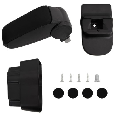 Gossi cotiera auto, negru, 12x37x(31-48) cm abs foto