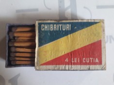 HST Cutie romaneasca interbelica de chibrituri, plina cu chibrituri foto