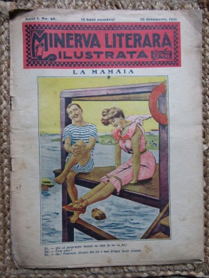 Revista Minerva literară ilustrată - ANUL I Nr. 48 din 10 OCTOMBRIE 1910 foto