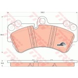 Set placute frana Trw GDB1547, parte montare : Punte fata