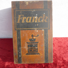 CUTIE CAFEA "FRANCK" DIN TABLA, COLECTIE