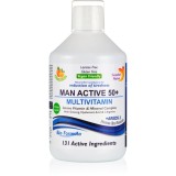 Swedish Nutra Man Active 50+ Multivitamin multivitamine pentru barbati aroma Orange 500 ml