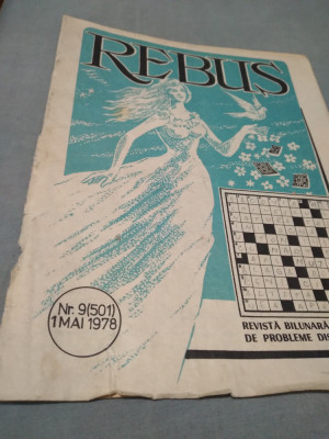 REVISTA REBUS NR.9 /1 MAI 1978 foto