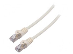 Patch cord F/UTP 6 litat CCA PVC alb 20m 26AWG