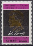 Ajman 1968 - J.F. Kennedy, gold, personalități, neuzat