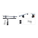 Bare portbagaj transversale aluminiu 135cm prindere puncte fixe cu cheie set 2 bucati Cod: ART-TR03