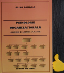 Psihologie organizationala Alina Zaharia foto