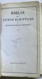 BIBLIA SAU SFINTA SCRIPTURA A VECHIULUI SI NOULUI TESTAMENT *FORMAT REDUS , *PREZINTA URME DE UZURA