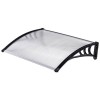 Copertina Policarbonat Transparent 0.8x1 m Strend Pro Marchiza Acoperis Protectie UV Intrare Balcon Terasa