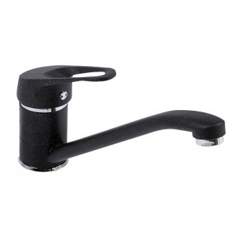 Baterie monocomanda pipa mobila 226mm negru foto