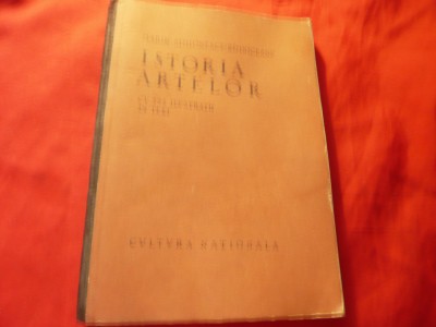 M.Simionescu Ramniceanu - Istoria Artelor - Ed. Cultura Nationala 1924 , 195pag foto