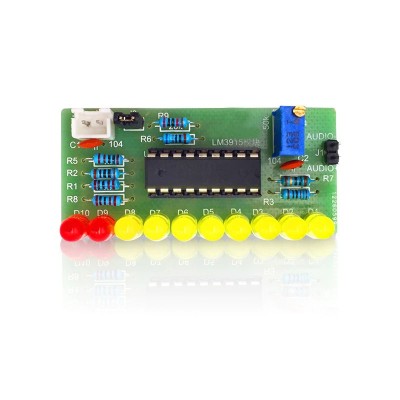 LM3915 audio level indicator ( - kit - ) (L.1047) foto